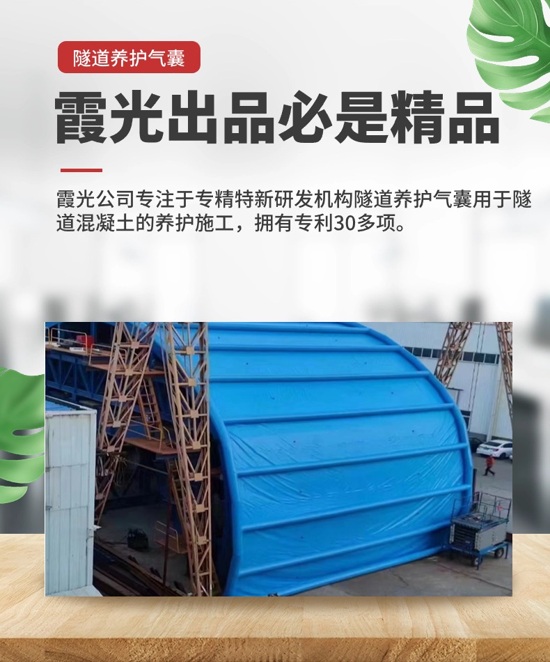 张家口高温保湿隧道混凝土养护 高温蒸汽隧道混凝土养护 充气隧道拱